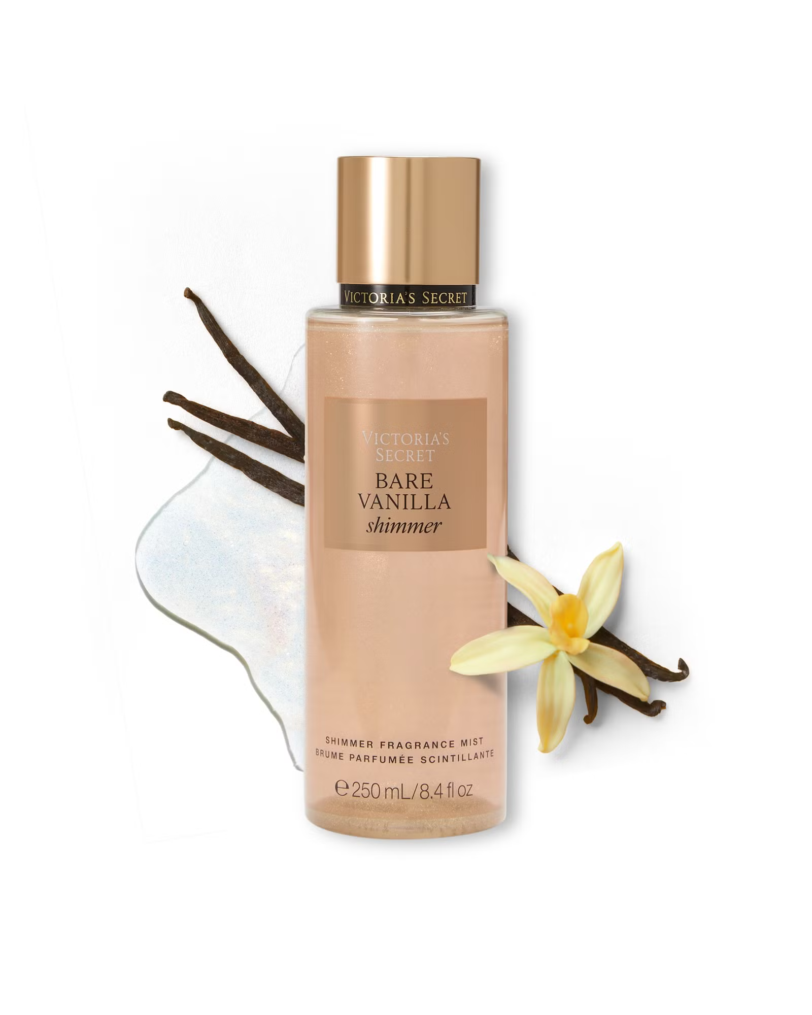 BARE VANILLA SHIMMER Spray parfumat de corp Shimmer 250ml